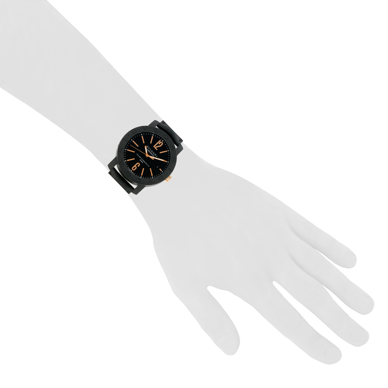 Orologio Bulgari Carbongold in  carbonio Ref: Bulgari - BB40L  Circa 2015 - Detail D1