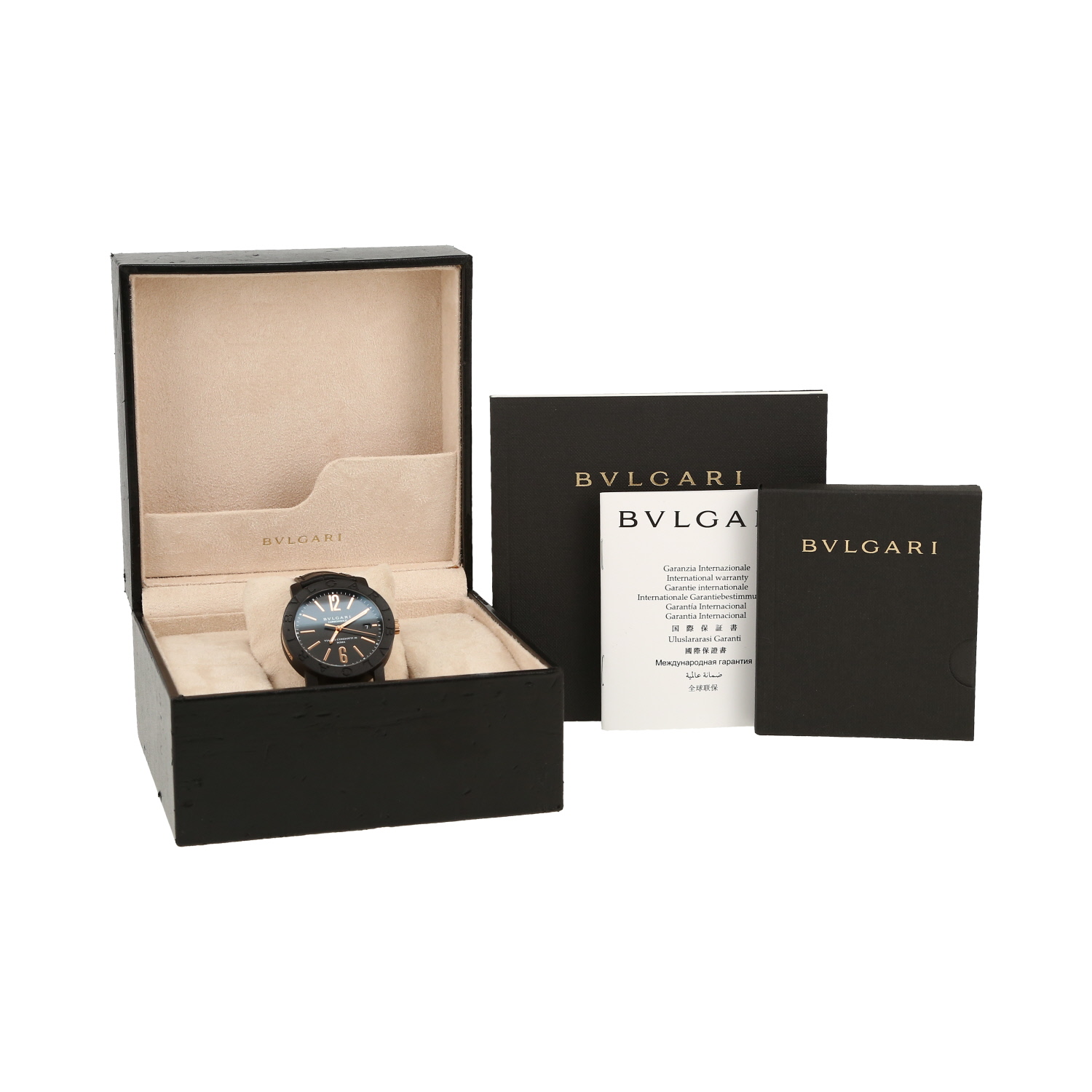 Orologio Bulgari Carbongold in  carbonio Ref: Bulgari - BB40L  Circa 2015 - Detail D2