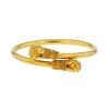 Hald-rigid Lalaounis Animal Head bracelet in yellow gold and ruby - 00pp thumbnail