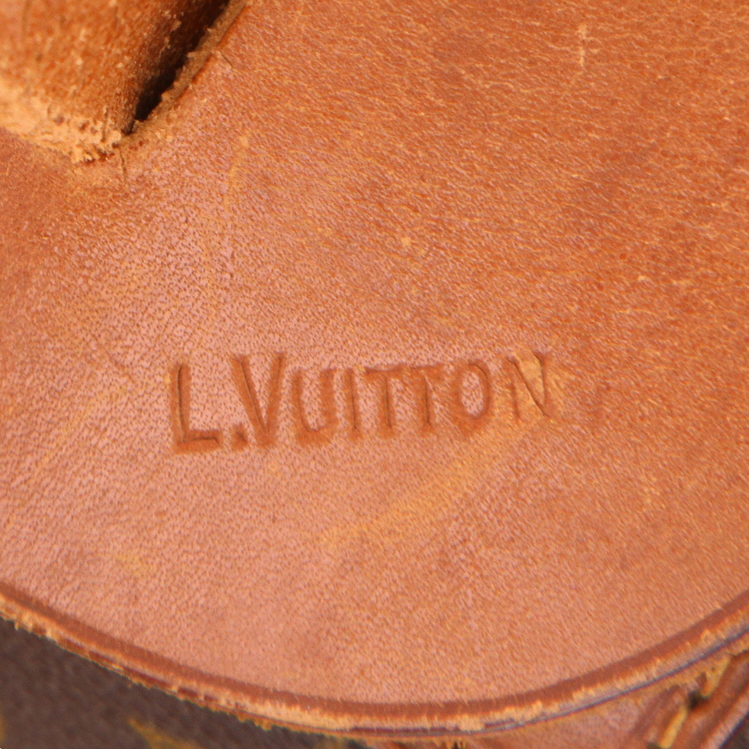 Bolsa de viaje Louis Vuitton  Steamer Bag - Travel Bag en lona Monogram y cuero natural - Detail D6