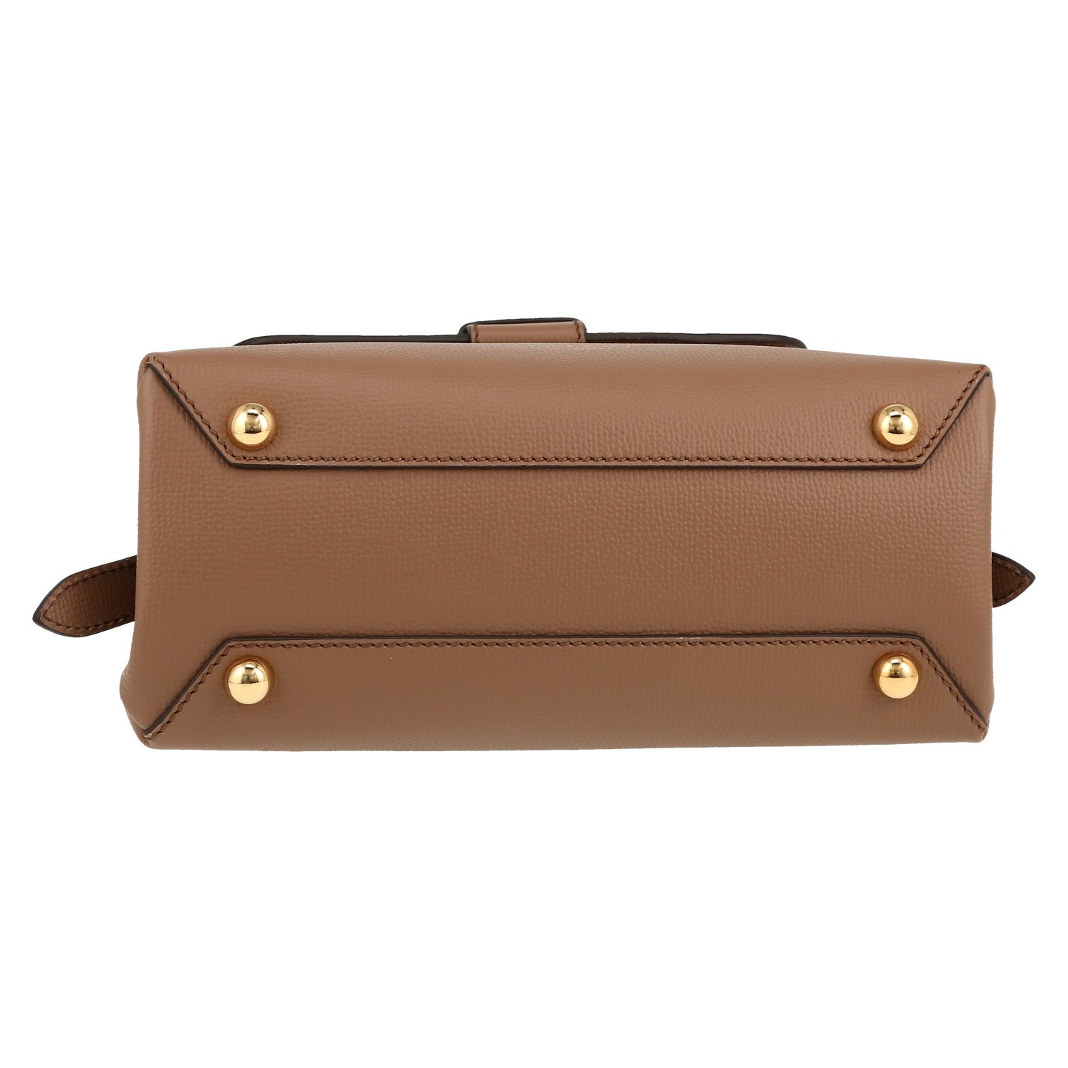 Borsa a tracolla Burberry   in pelle beige e tela Haymarket beige - Detail D1