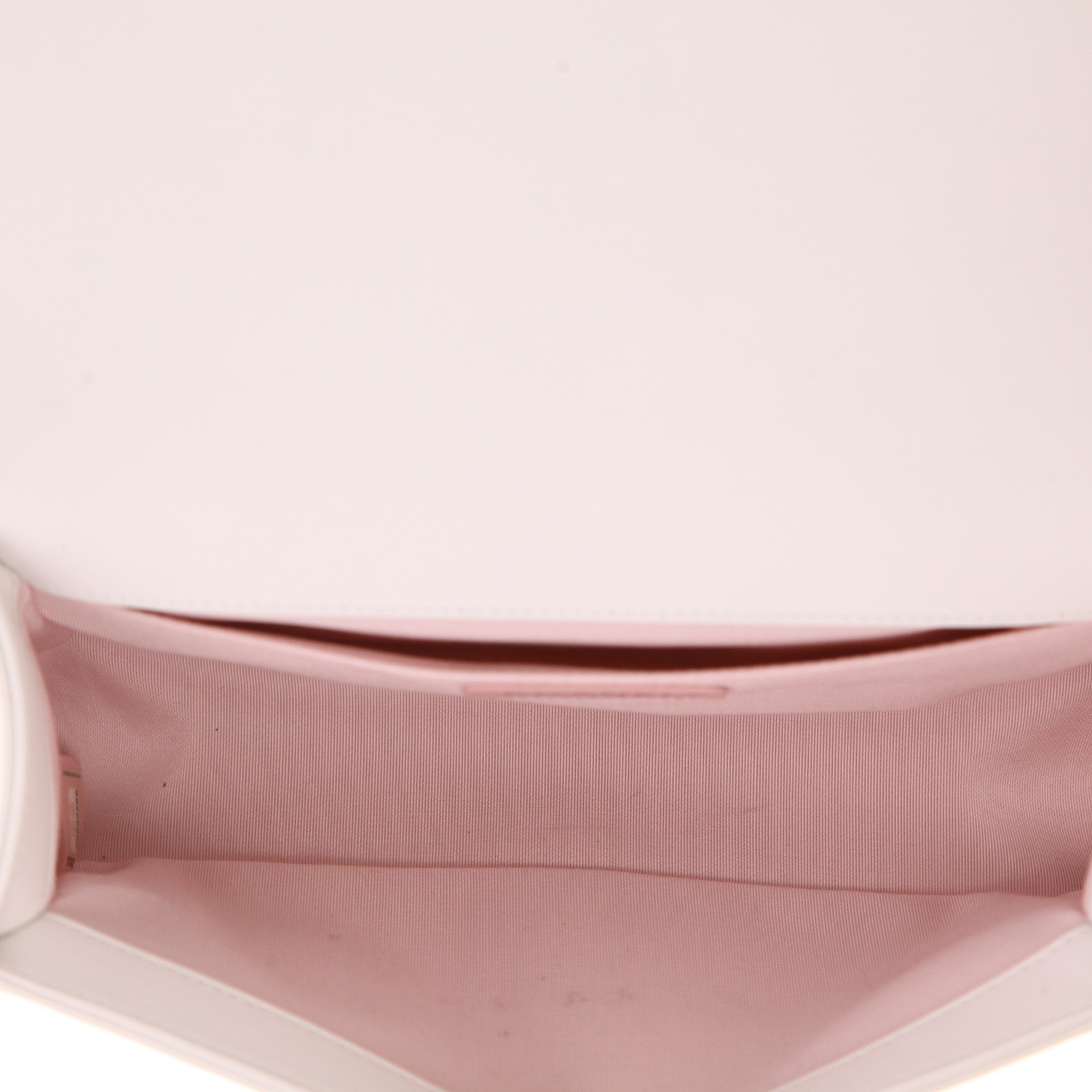 Sac bandoulière Chanel  Boy en cuir blanc - Detail D3