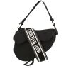 Dior  Saddle shoulder bag  in black leather - 00pp thumbnail