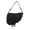 Dior  Saddle shoulder bag  in black leather - 360 thumbnail