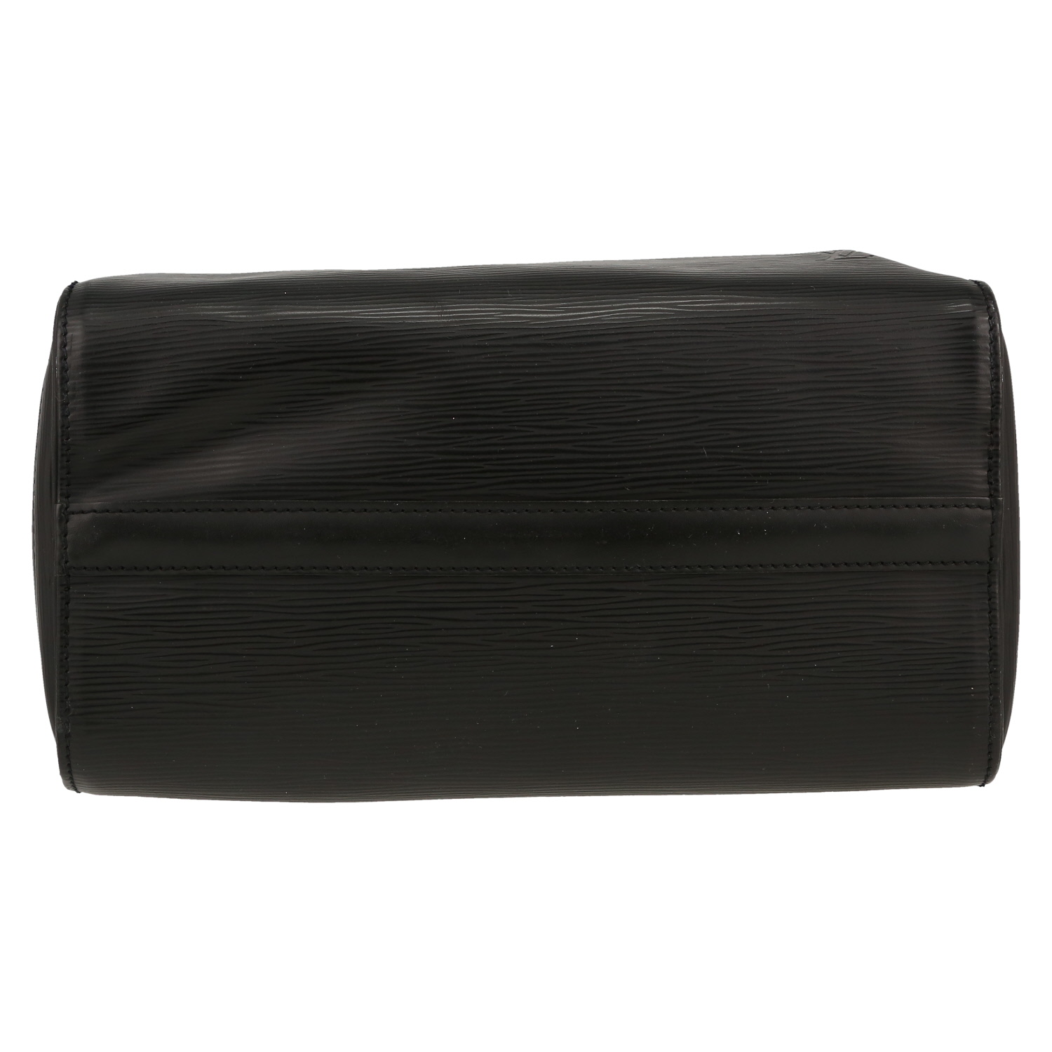 Bolso de mano Louis Vuitton  Speedy 30 en cuero Epi negro - Detail D1