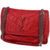 Saint Laurent  Niki Baby shoulder bag  in red chevron quilted leather - 00pp thumbnail