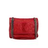 Saint Laurent  Niki Baby shoulder bag  in red chevron quilted leather - 360 thumbnail