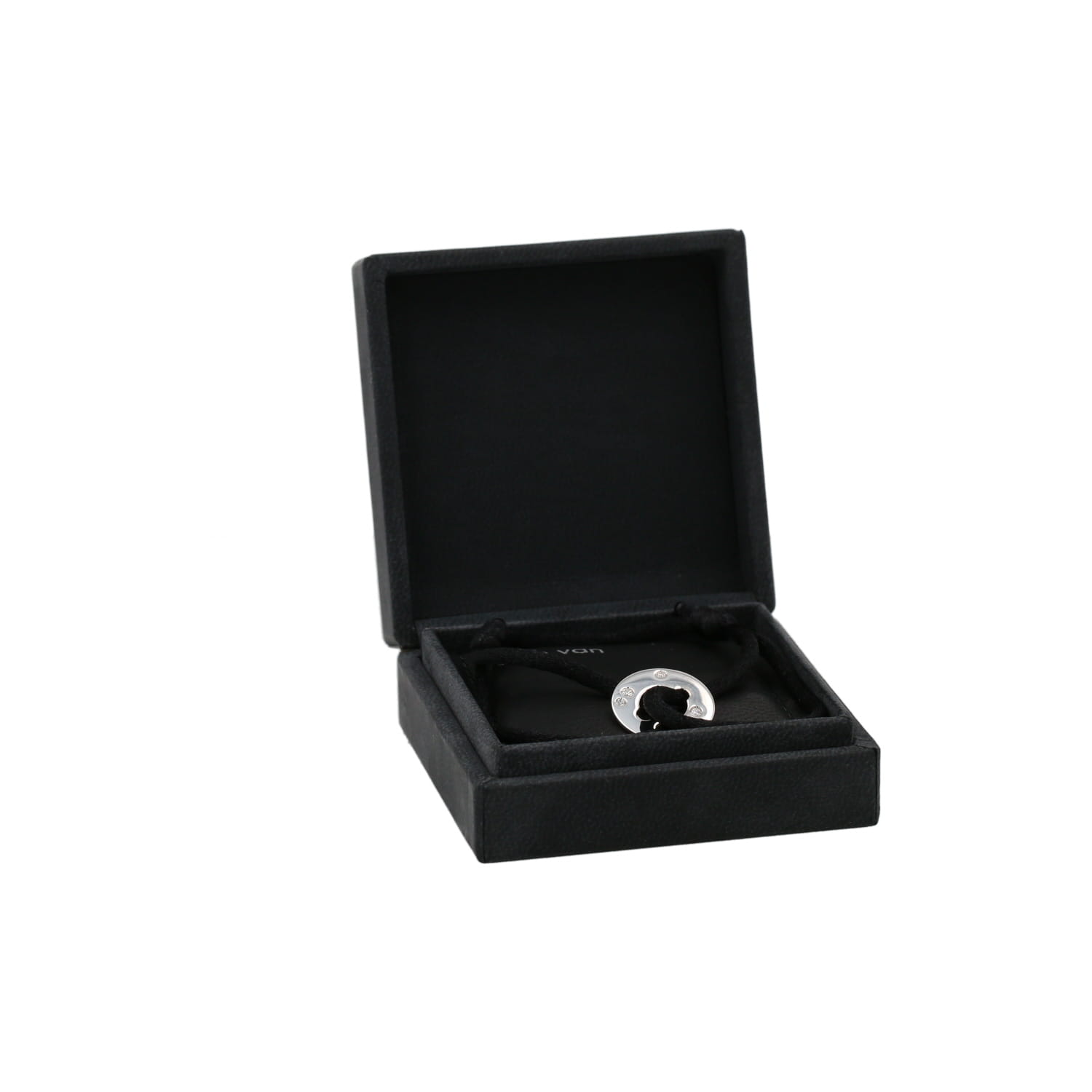 Bracelet Dinh Van Cible en or blanc et diamants - Detail D2