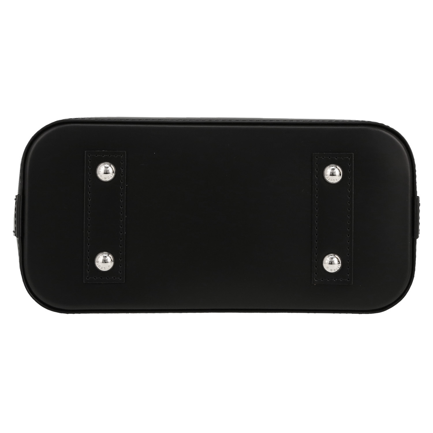 Louis Vuitton  Alma Editions Limitées shoulder bag  in black epi leather  and black leather - Detail D1