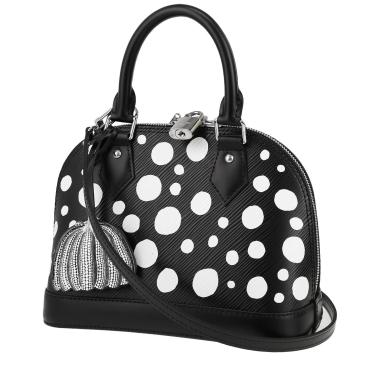 Louis Vuitton  Alma Editions Limitées shoulder bag  in black epi leather  and black leather
