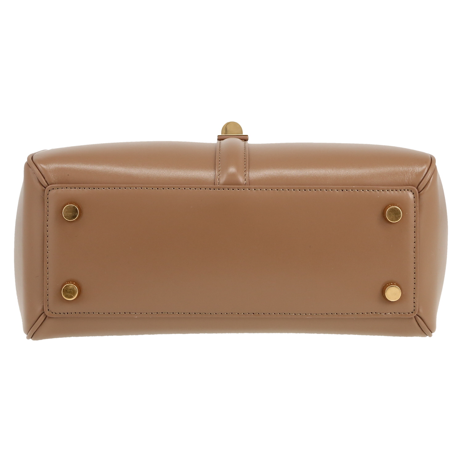 Bolso bandolera Celine  16 modelo pequeño  en cuero beige - Detail D1