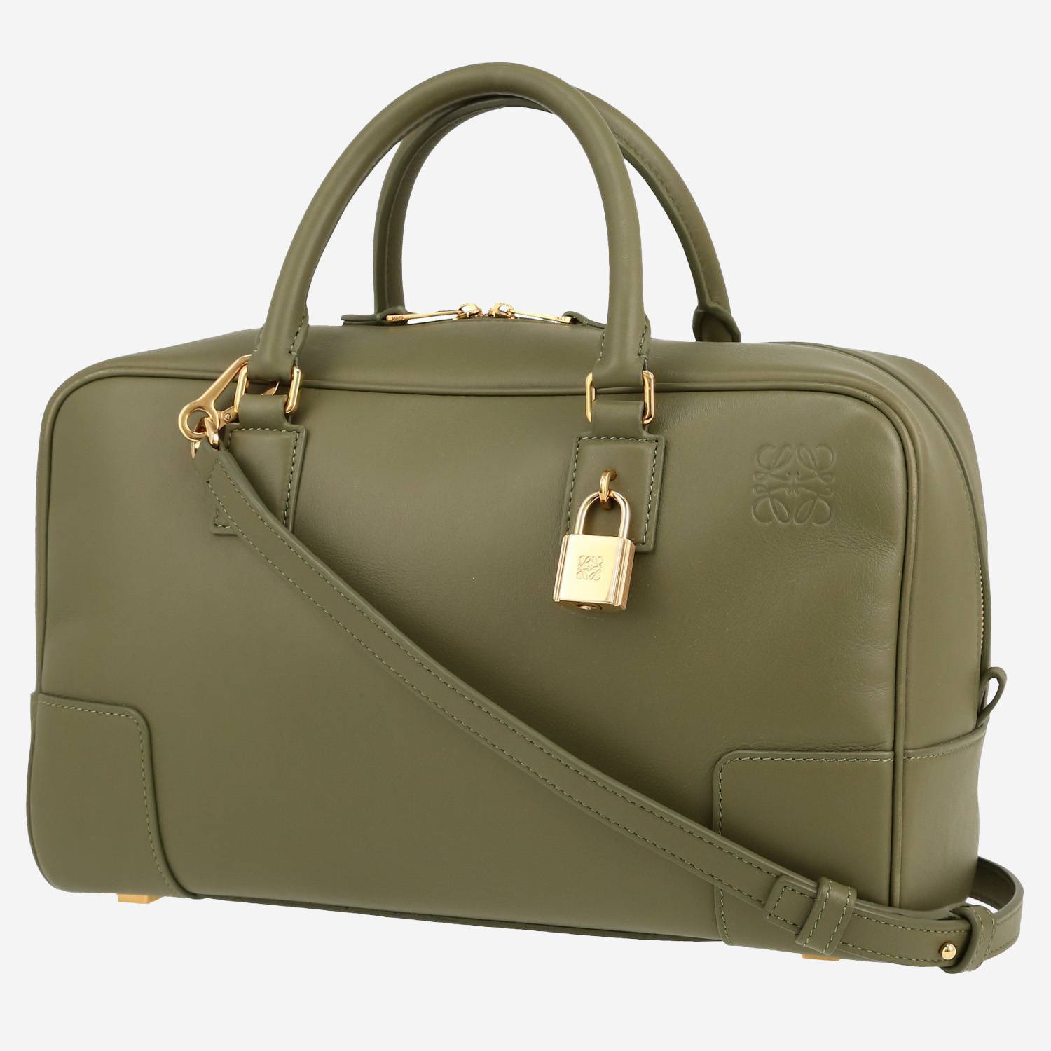 Bolso de mano Loewe  Amazona en cuero verde