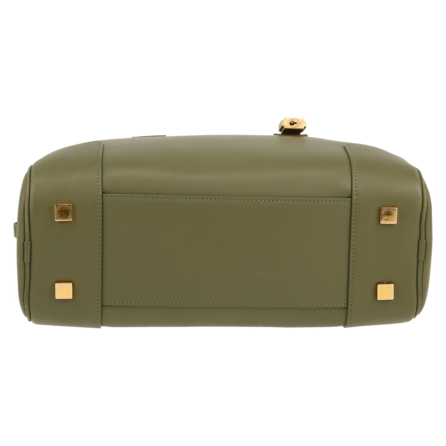 Bolso de mano Loewe  Amazona en cuero verde - Detail D1