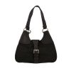 Prada   handbag  in black canvas  and black leather - 360 thumbnail