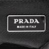 Bolso de mano Prada   en lona negra y cuero negro - Detail D2 thumbnail