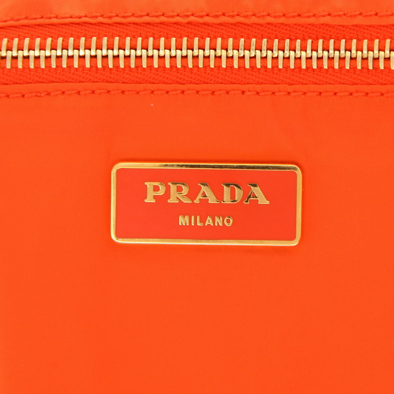 Prada   shopping bag  in beige canvas - Detail D2