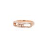 Messika Baby Move ring in pink gold and diamonds - 00pp thumbnail