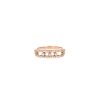 Messika Baby Move ring in pink gold and diamonds - 360 thumbnail