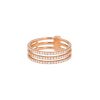 Messika Gatsby ring in pink gold and diamonds - 00pp thumbnail