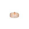 Anello Messika Gatsby in oro rosa e diamanti - 360 thumbnail