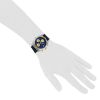 Montre Breitling Chronomat en acier et plaqué or Ref: Breitling - B13048  Vers 1990 - Detail D1 thumbnail