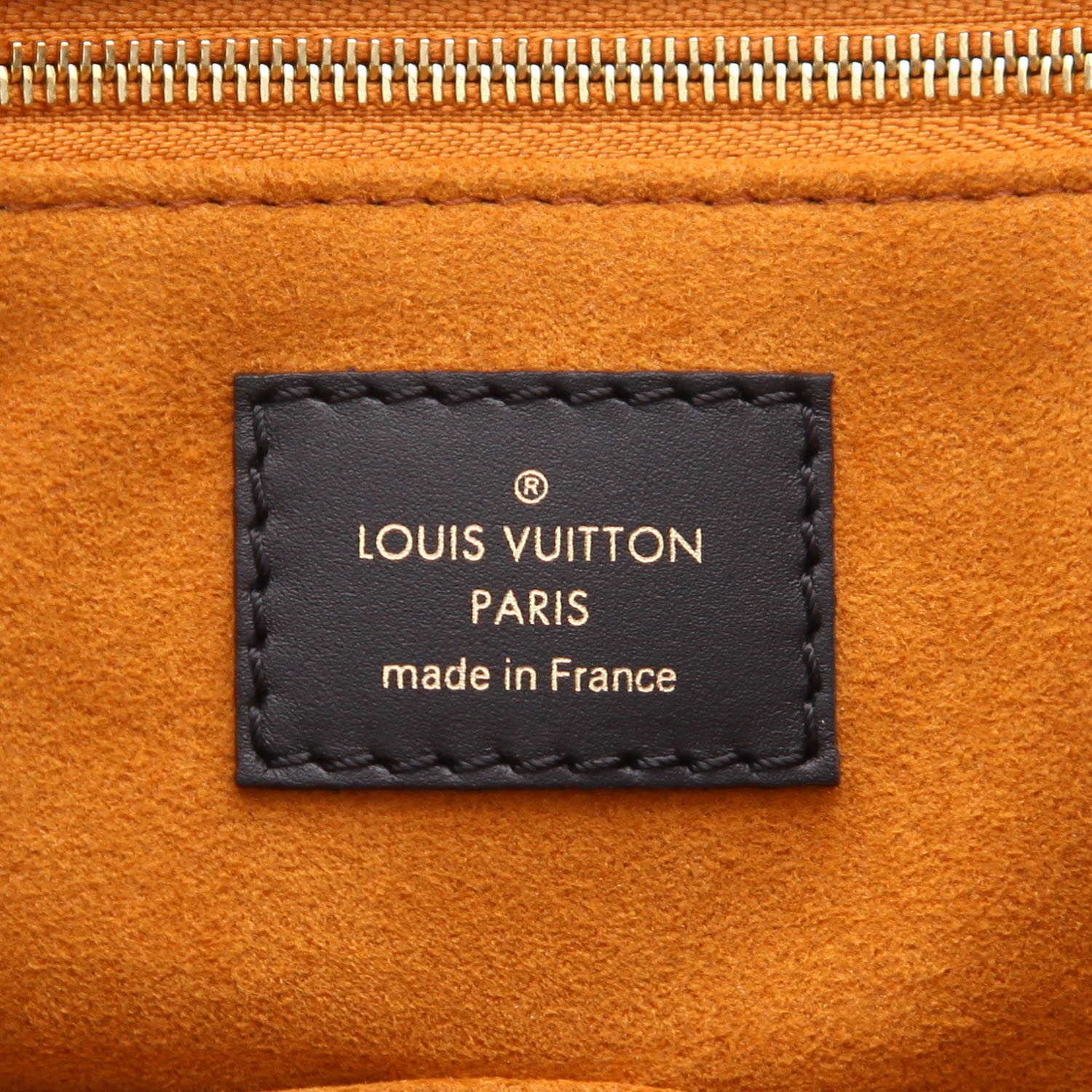 Shopping bag Louis Vuitton  Onthego modello grande  in pelle monogram con stampa nera - Detail D2