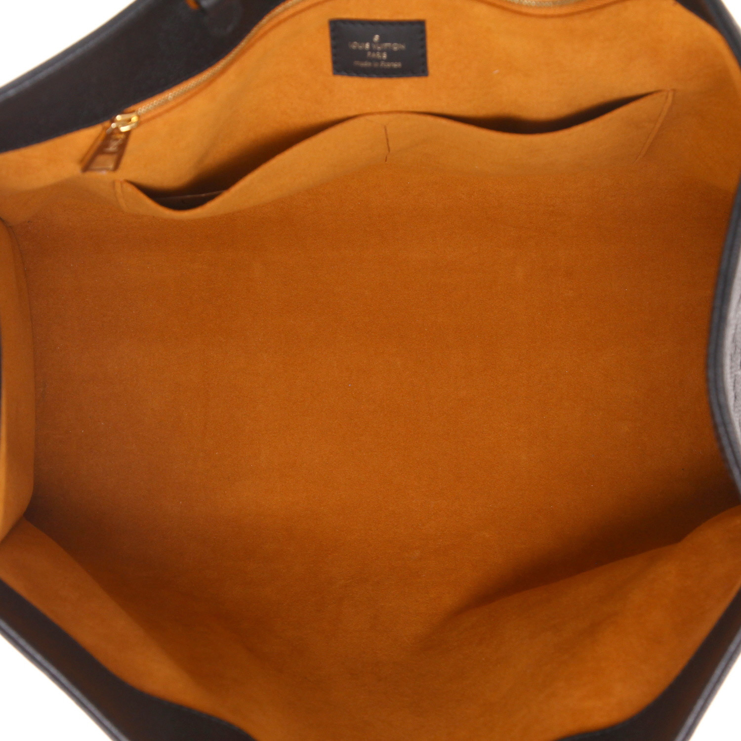 Bolso Cabás Louis Vuitton  Onthego modelo grande  en cuero monogram huella negro - Detail D3