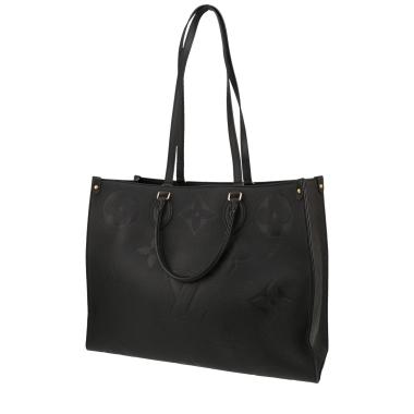 Sac cabas Louis Vuitton  Onthego grand modèle  en cuir monogram empreinte noir