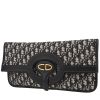 Dior   handbag/clutch  in navy blue monogram canvas Oblique  and navy blue leather - 00pp thumbnail