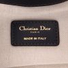 Dior   handbag/clutch  in navy blue monogram canvas Oblique  and navy blue leather - Detail D2 thumbnail