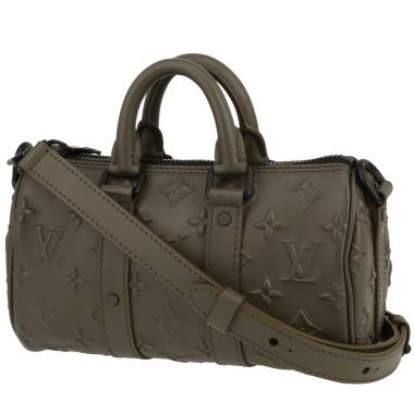 Sac à main Louis Vuitton  Keepall XS en cuir monogram vert-kaki