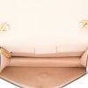 Gucci  Sylvie super mini  shoulder bag  in white leather - Detail D3 thumbnail
