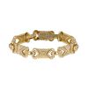 Bracelet Vintage  en or jaune et diamants - 00pp thumbnail