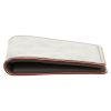 Louis Vuitton  Editions Limitées wallet  in silver leather  and grey leather - Detail D1 thumbnail