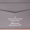 Louis Vuitton  Editions Limitées wallet  in silver leather  and grey leather - Detail D2 thumbnail