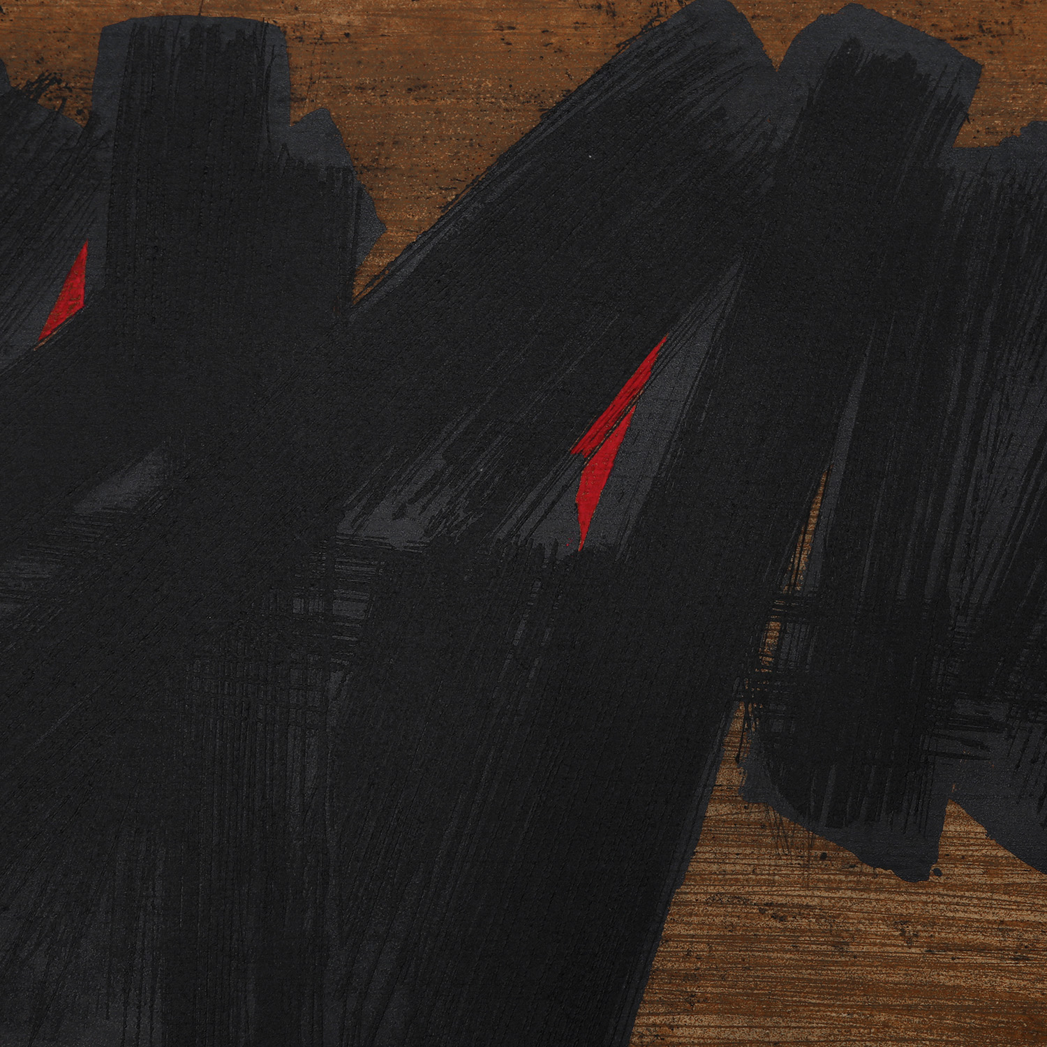 Pierre Soulages (1919-2022), Eau-forte V - 1957 - Detail D1