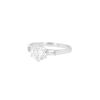 Vintage  solitaire ring in white gold and diamonds - 00pp thumbnail