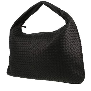 Bottega Veneta  Veneta shopping bag  in black intrecciato leather