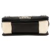 Chanel  Boy small model  shoulder bag  in black quilted leather  and white shagreen - Detail D1 thumbnail