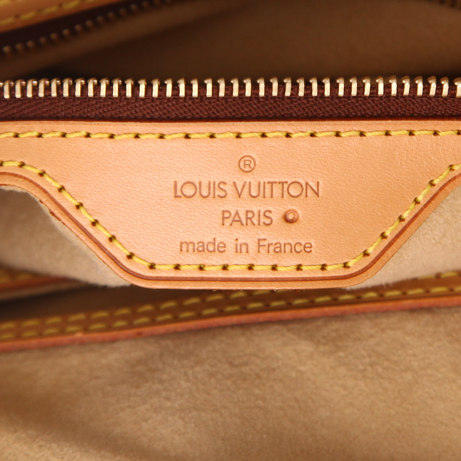 Bolso de mano Louis Vuitton  Bucket en cuero natural - Detail D2