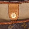 Bolso de mano Louis Vuitton  Galliera en lona Monogram marrón y cuero natural - Detail D2 thumbnail