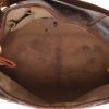 Bolso de mano Louis Vuitton  Galliera en lona Monogram marrón y cuero natural - Detail D3 thumbnail