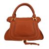 Chloé  Marcie handbag  in brown grained leather - 360 thumbnail