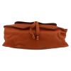 Chloé  Marcie handbag  in brown grained leather - Detail D1 thumbnail