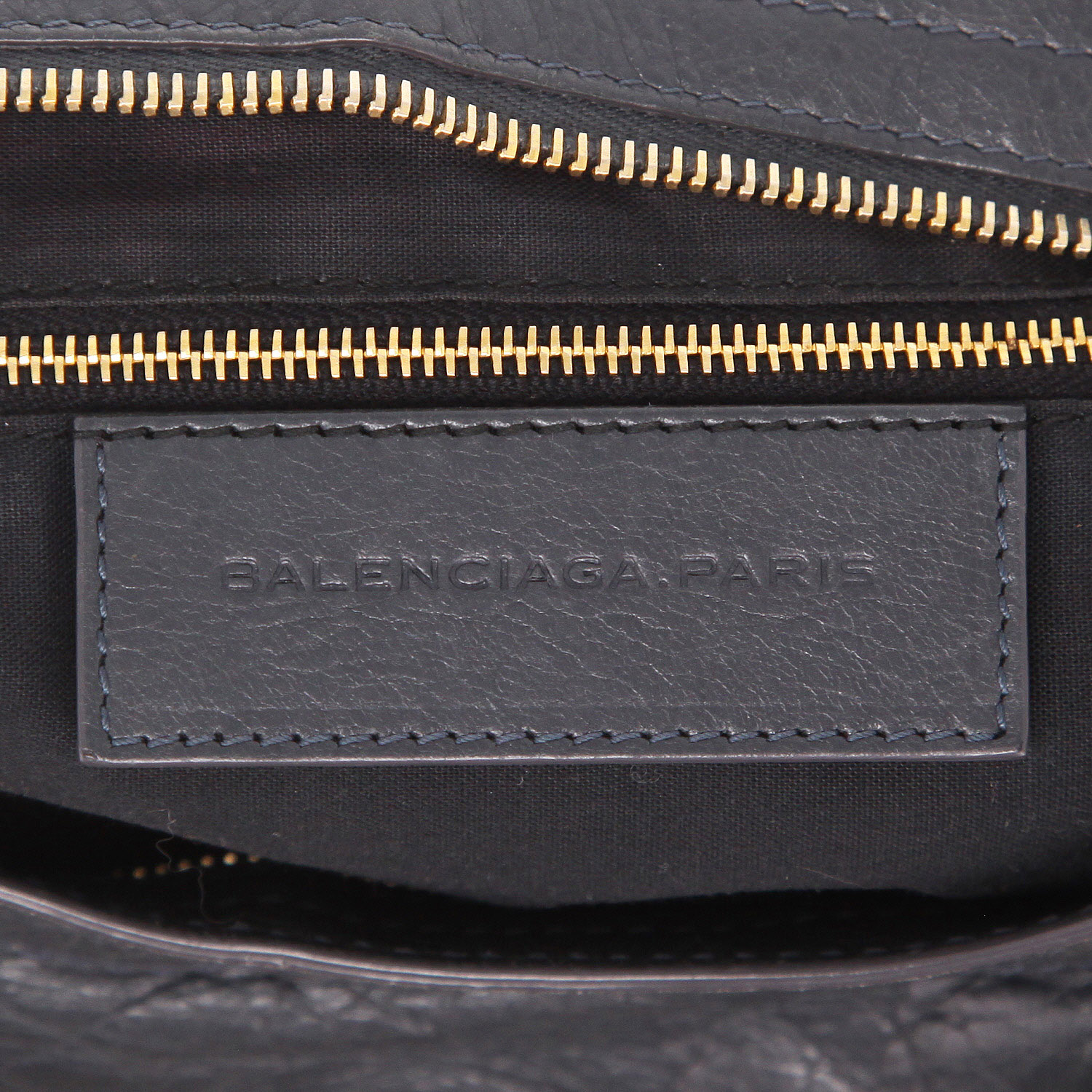 Bolso de mano Balenciaga  City en cuero negro - Detail D2