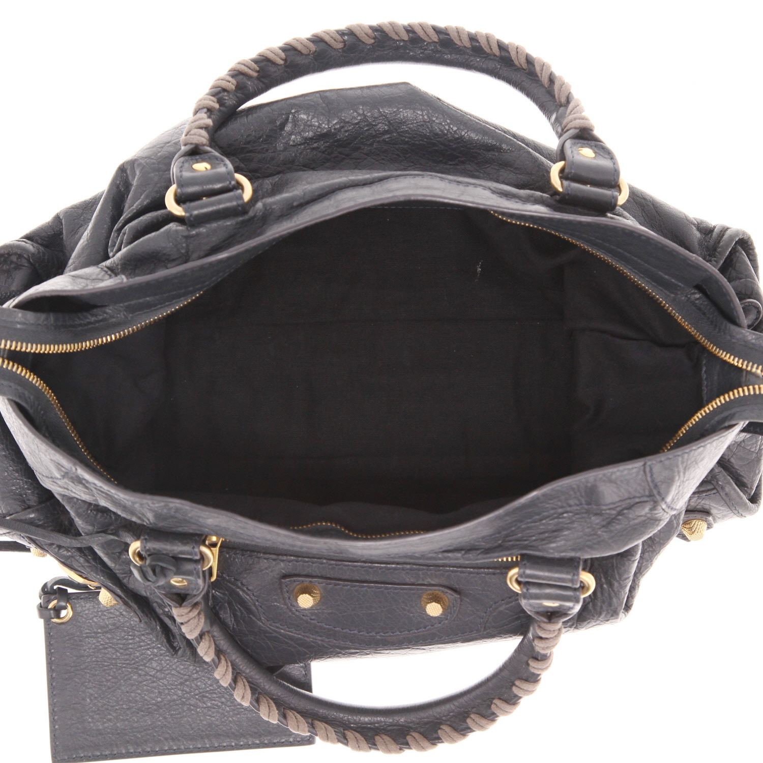 Borsa Balenciaga  City in pelle nera - Detail D3