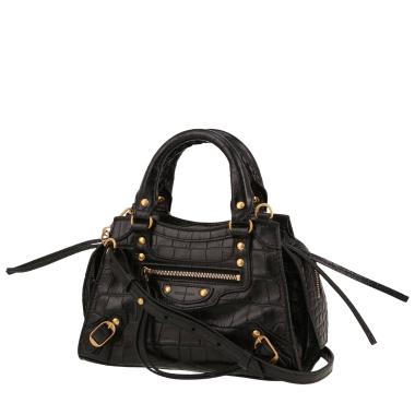 Borsa a tracolla Balenciaga  City mini  in pelle nera