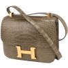 Hermès  Constance handbag  in grey alligator - 00pp thumbnail