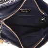 Chanel  Gabrielle  small model  shoulder bag  in navy blue quilted leather  and paillette - Detail D3 thumbnail