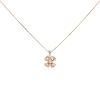 Bulgari Fiorever necklace in pink gold and diamonds - 00pp thumbnail